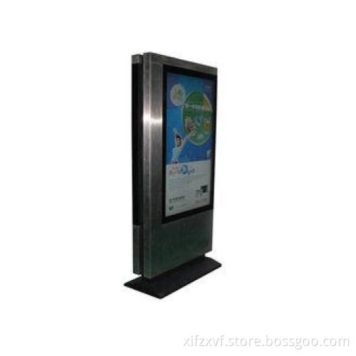 Double-sided touch screen big Digital Signage Kiosk for int